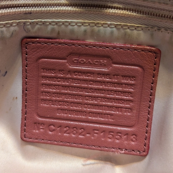 Coach Purse Ashley Dark Pink - Picture 2 of 9